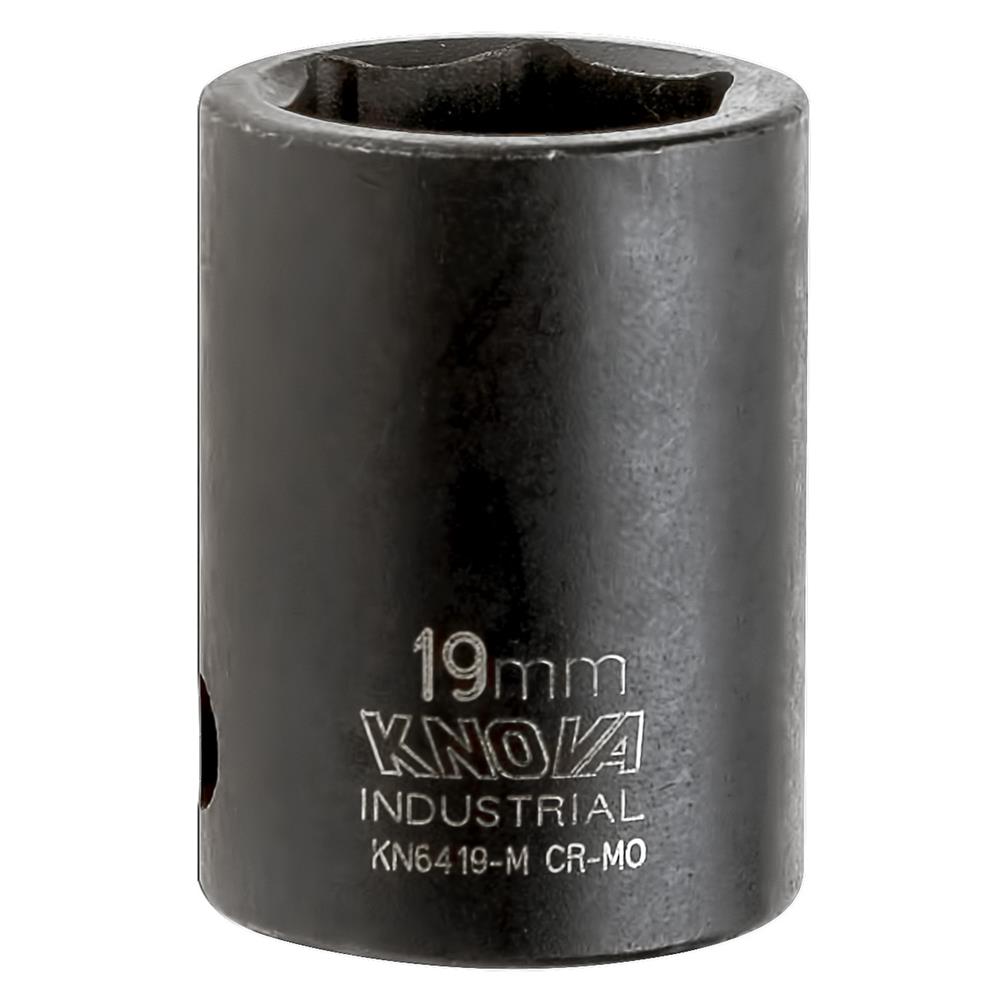 Dado corto de impacto 6 pts. 1/2" mm