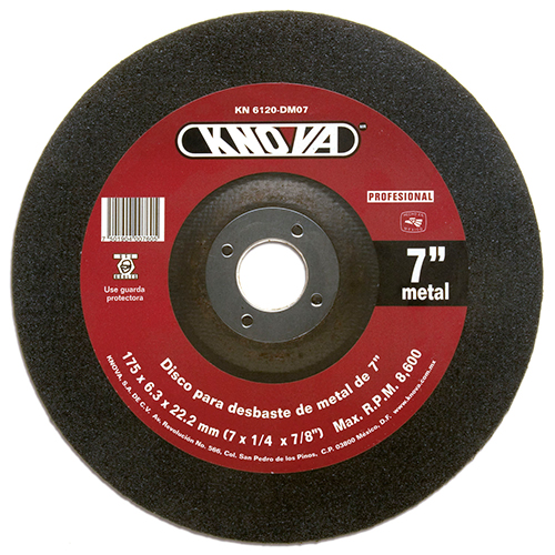 Disco abrasivo para desbaste de metal