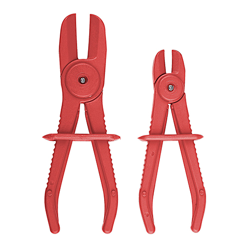 Jgo. con 2 pinzas para obstrucción de fluídos