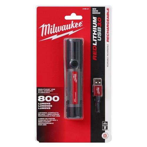 Linterna compacta 800 Lum recargable